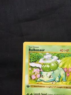 Pokemon Cards: Base Set 1st Edition Common: Bulbasaur 44/102 - Image 2