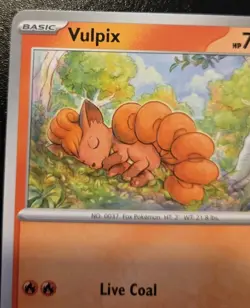 Vulpix 026/167 Common Scarlet & Violet: Twilight Masquerade Pokemon TCG - Image 2