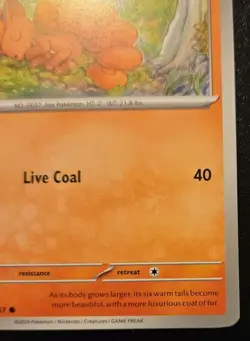 Vulpix 026/167 Common Scarlet & Violet: Twilight Masquerade Pokemon TCG - Image 5