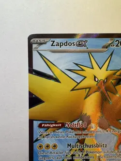 Pokemon Zapdos ex Full Art Karmesin&Purpur 151 192/165 MEW Near Mint Deutsch - Image 3