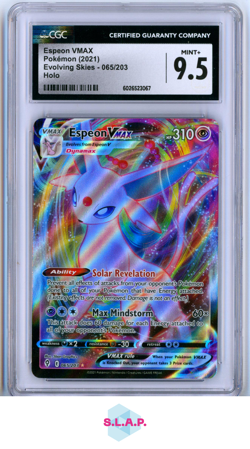 ESPEON VMAX POKEMON 065/203 2021 EVOLVING SKIES HOLO ENGLISH CGC 9.5 - Image 1