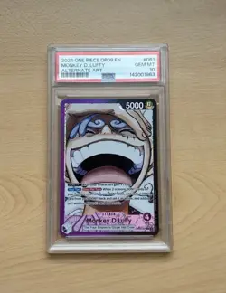 2024 ONE PIECE OP09-EMPERORS IN THE NEW WORLD ALT ART MONKEY D. LUFFY PSA 10 - Image 4
