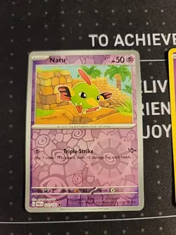 Natu 71/182 Reverse Holo Paradox Rift Pokemon TCG Card NM - Image 1