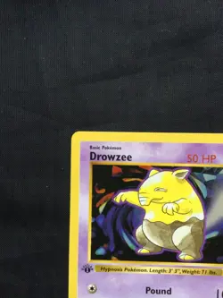 Pokemon Cards: Base Set 1st Edition Common: Drowzee 49/102 - Image 2