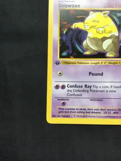 Pokemon Cards: Base Set 1st Edition Common: Drowzee 49/102 - Image 5