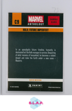 HULK: FUTURE IMPERFECT PANINI C9 MARVEL ANTHOLOGY CANVAS CARD 2025 ENGLISH - Image 2