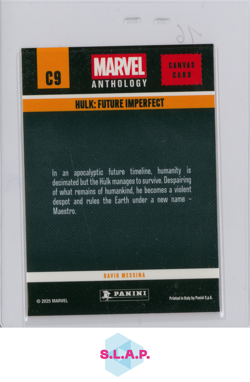 HULK: FUTURE IMPERFECT PANINI C9 MARVEL ANTHOLOGY CANVAS CARD 2025 ENGLISH - Image 2