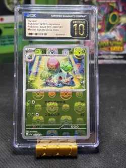 Pokemon Card Ivysaur 002/165 Pokemon 151 Master Ball Japanese CGC 10 Pristine - Image 1