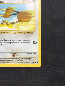 Pokemon Cards: Base Set 1st Edition Common: Doduo 48/102 - Image 4