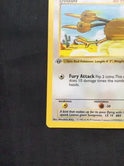 Pokemon Cards: Base Set 1st Edition Common: Doduo 48/102 - Image 5