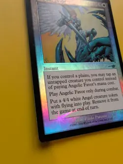 Angelic Favor. Instant MTG Card. OLD VINTAGE FOIL. NEMESIS. - Image 5