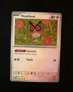 Pokemon Card Miltank, Hippowdown, Hoothoot Master Ball Prismatic Evolutions NM ⭐ - Image 5