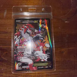 Pokemon TCG Team Magma's Groudon EX Holo Full Art Rare Card 15/34 Double Crisis - Image 1