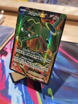 Rayquaza EX 123/124 Full Art Holofoil Dragon Exalted Card - Image 3