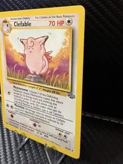 Clefable 17/64 Jungle Non Holo Rare WOTC 1999 Pokemon Card LP - Image 3