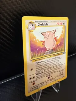 Clefable 17/64 Jungle Non Holo Rare WOTC 1999 Pokemon Card LP - Image 4