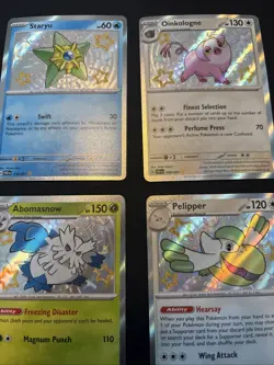 Pokemon TCG: SV Paldean Fates 4 Card Shiny Lot - Image 1