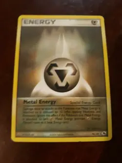 Moderately Played Non Holo Metal Energy 94/109 Pokemon Card TCG MP / HP - Image 1