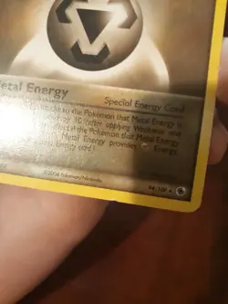 Moderately Played Non Holo Metal Energy 94/109 Pokemon Card TCG MP / HP - Image 4