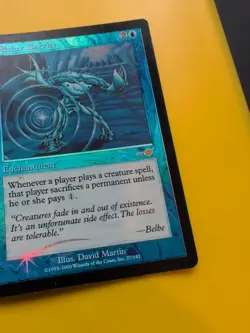 Aether Barrier. Enchantment MTG Card. OLD VINTAGE FOIL. NEMESIS. - Image 5