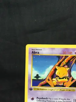 Pokemon Cards: Base Set 1st Edition Common: Abra 43/102 - Image 2