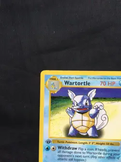 Pokemon Cards: Base Set 1st Edition Uncommon: Wartortle 42/102 - Image 2