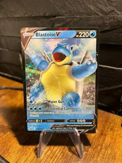 Pokemon TCG Blastoise v SWSH101 Black Star Promo Card Pack Fresh - Image 1