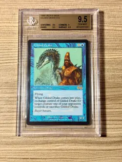 Gilded Drake Urza's Saga MTG Reserve List Vintage Graded BGS 9.5 GEM MINT!!! - Image 1
