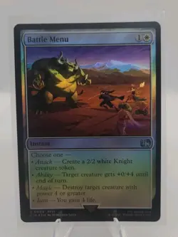 Battle Menu #0009 U Foil MTG Final Fantasy NM - Image 1