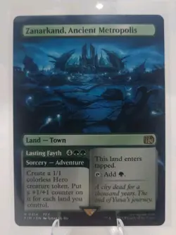Zanarkand, Ancient Metropolis #0314 R Regular EXTENDED ART Final Fantasy MTG NM - Image 1