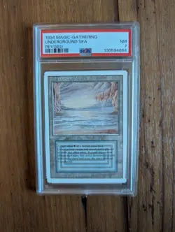 1994 Magic: The Gathering Underground Sea Revised Edition -- PSA 7 - Image 1