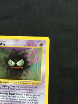 Pokemon Cards: Base Set 1st Edition Common: Gastly 50/102 - Image 3