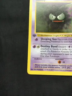 Pokemon Cards: Base Set 1st Edition Common: Gastly 50/102 - Image 5