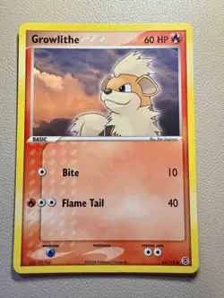 Growlithe 64/112 Pokemon - EX FireRed and LeafGreen LP - Image 1