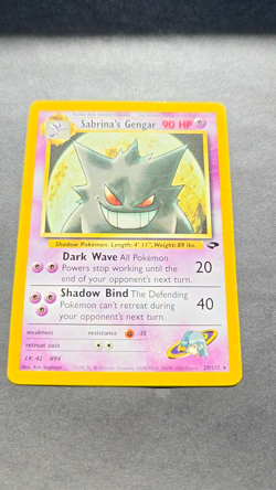 Pokemon TCG Sabrina's Gengar 29/132 Gym Challenge Regular NM ungraded - Image 2