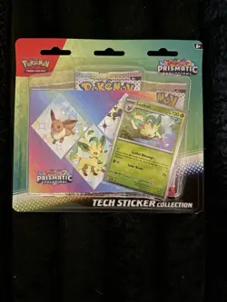 Pokemon TCG Prismatic Evolutions Tech Sticker Collection Set Lot Of 3 Sealed New - Image 3