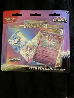 Pokemon TCG Prismatic Evolutions Tech Sticker Collection Set Lot Of 3 Sealed New - Image 5