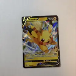 Pikachu V Black Star Promo Pokemon Karte Deutsch SWSH285 - Image 2