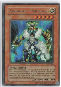Yugioh - Airknight Parshath LOD-062 Unlimited - Legacy of Darkness - Image 1
