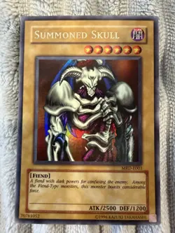 Yu-Gi-Oh! TCG Summoned Skull Metal Raiders MRD-E003 Unlimited Ultra Rare - Image 1