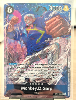 Monkey.D.Garp (Alt Art) One Piece TCG OP11-095 A Fist of Divine Speed English - Image 2