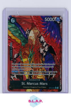 ST. MARCUS MARS BANDAI - 2025 CARRYING ON HIS WILL OP13-091 R ALT ART AA ENGLISH - Image 1