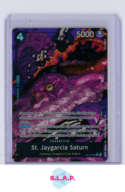 ST. JAYGARCIA SATURN BANDAI - 2025 CARRYING ON HIS WILL OP13-083 R ALT ART AA EN - Image 1