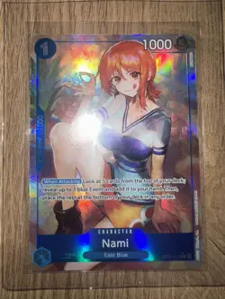 Nami Parallel Alt Art Foil OP09-050 One Piece Emperors in the New World Minty! - Image 1