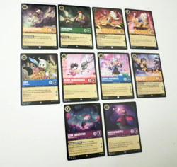 Disney Lorcana Theme Lot - Duck Tales Theme Lot Of 10 Cards - Image 1