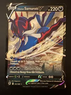 Hisuian Samurott V 101/189 Astral Radiance Pokemon Card NM - Image 3