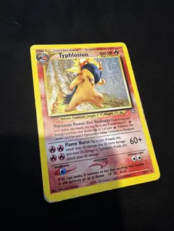 Typhlosion 17/111 Unlimited Neo Genesis - WOTC Vintage Pokemon Card - LP/HP - Image 2