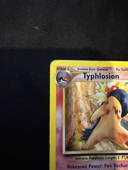 Typhlosion 17/111 Unlimited Neo Genesis - WOTC Vintage Pokemon Card - LP/HP - Image 5