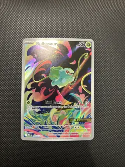 Bulbasaur - (Mega Evolution Pokemon- Stamped 133/132) Card Nm-mint - Image 1