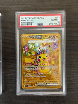 Pokemon Cards: Pikachu EX PSA 10 Lot (SSP #219, #247 and PRE #179) - Image 4